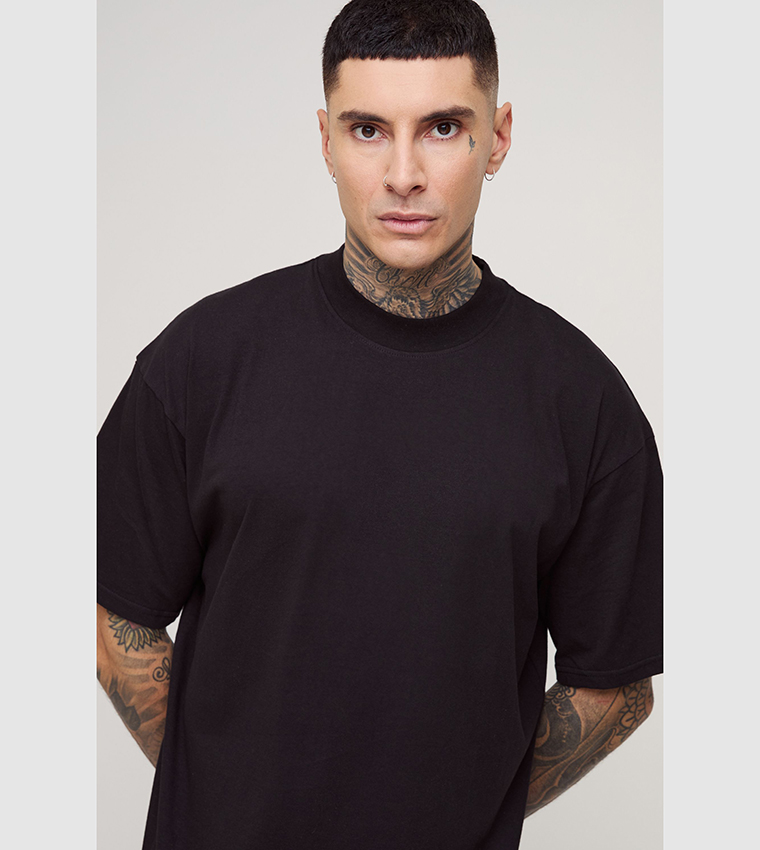 Plus & Tall Solid Oversized T-Shirt
