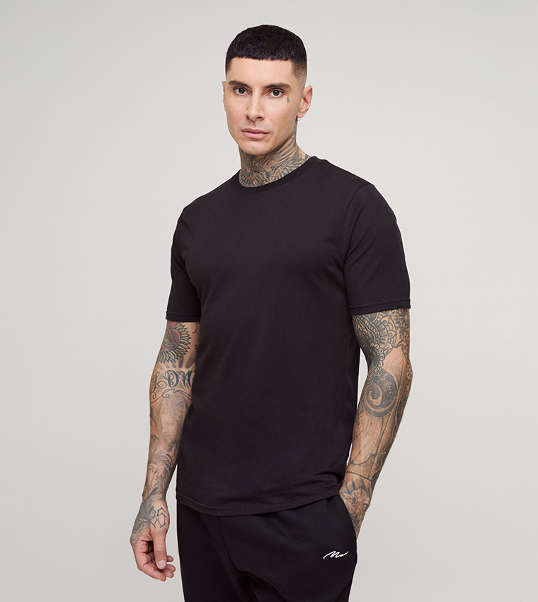 Plus & Tall Solid Slim Fit T-Shirt