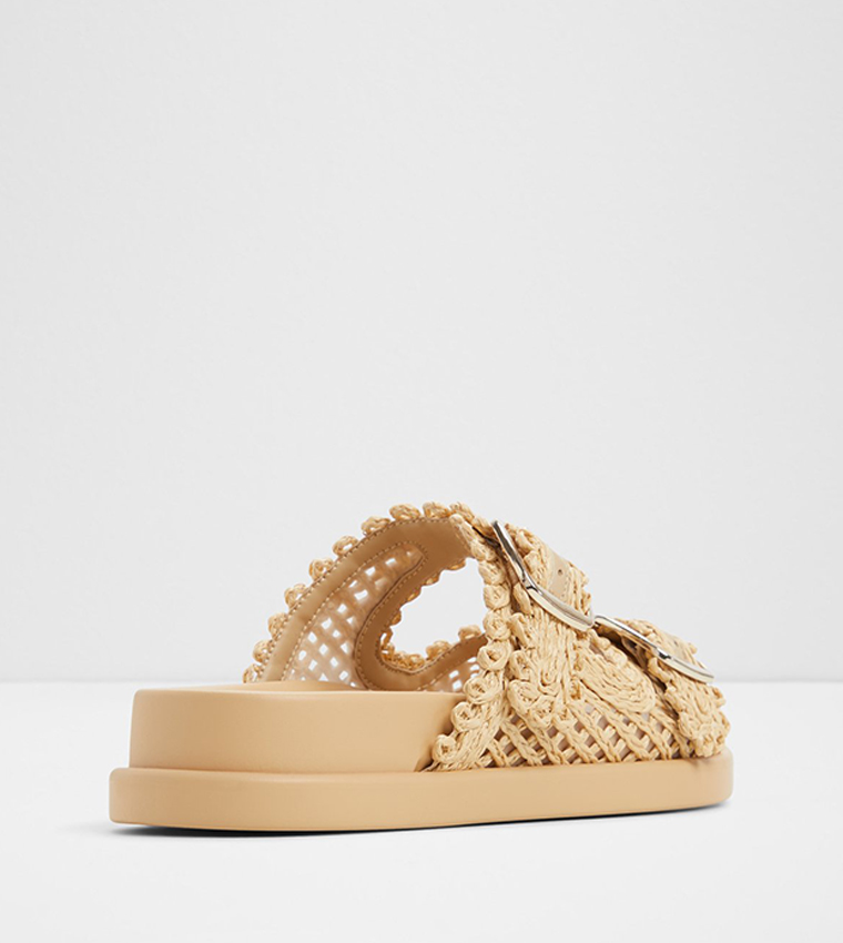 BOHOCHIC Straw Woven Comfort Sandals