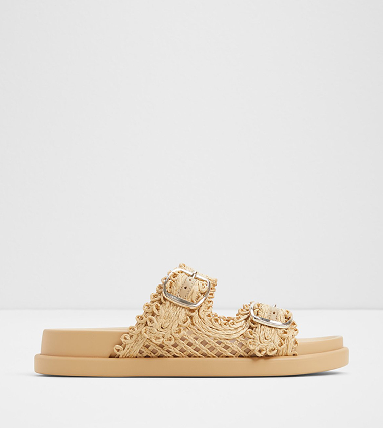 BOHOCHIC Straw Woven Comfort Sandals