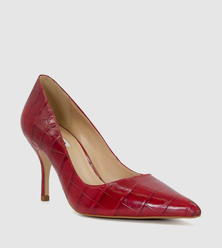 Dune red heels best sale