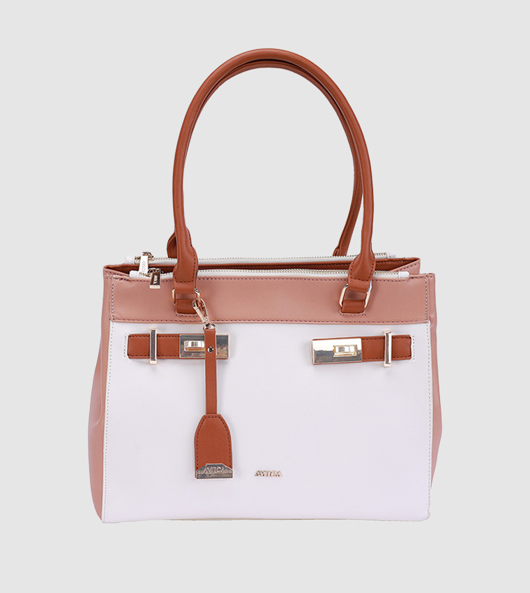 Bonita Everyday Handbag with Gold Hardware