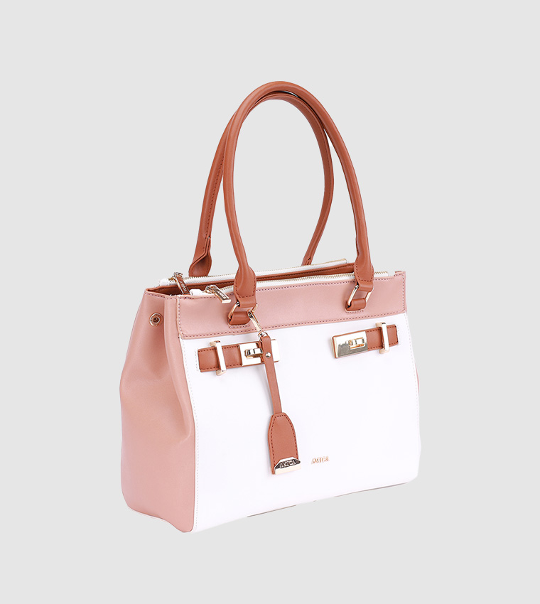 Bonita Everyday Handbag with Gold Hardware