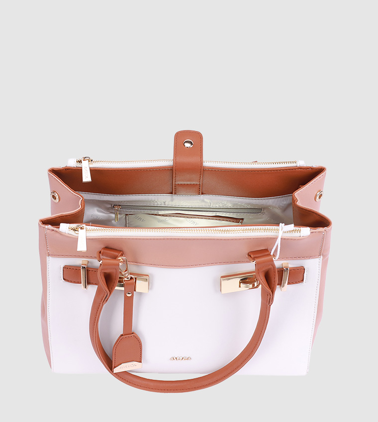 Bonita Everyday Handbag with Gold Hardware