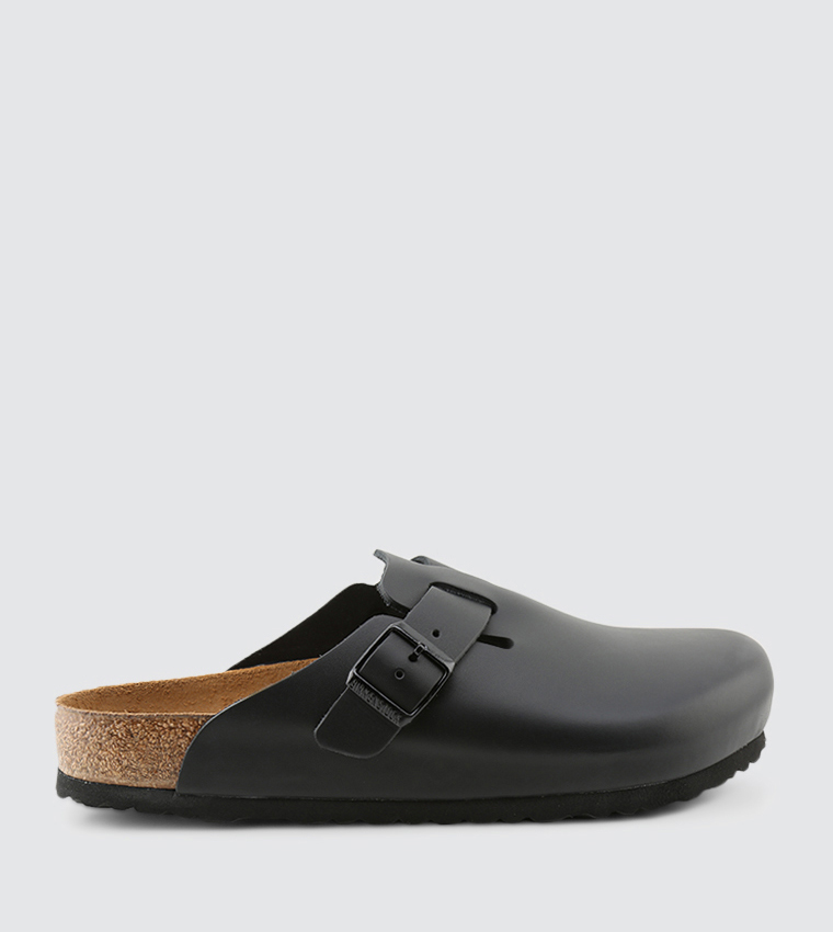 Boston Sandals - Black - BOSTON-LEATHER-BLACK