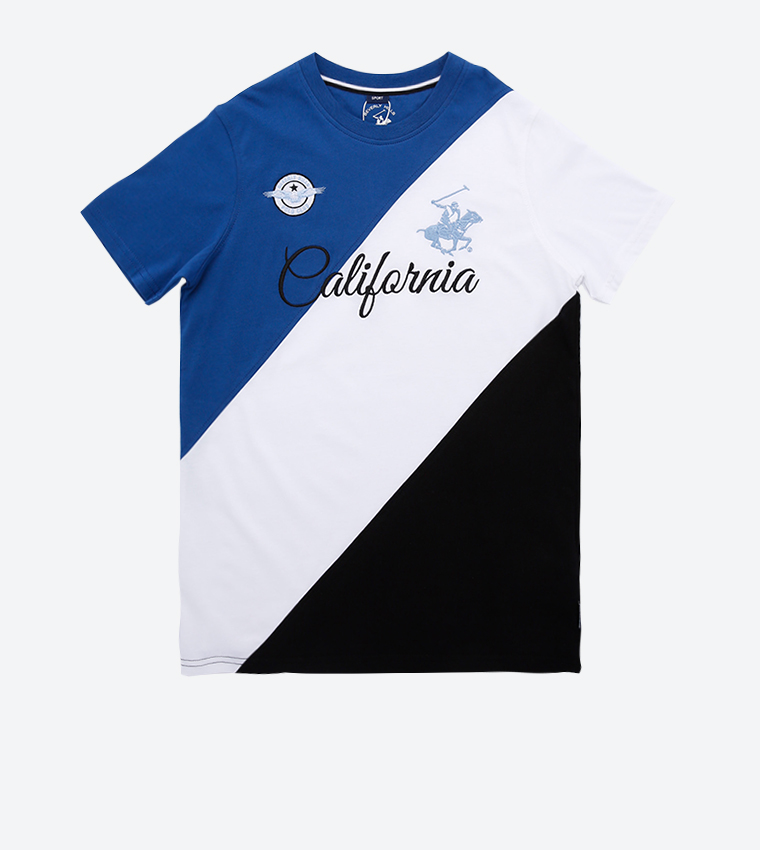 Team California Spliced Short Sleeves T-Shirt