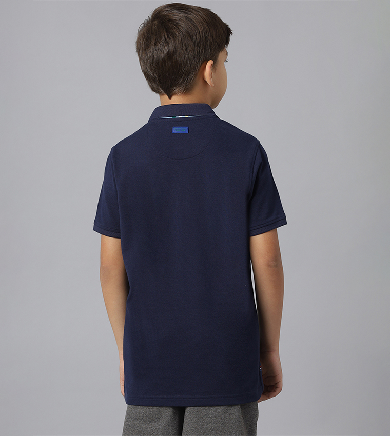 Printed Short Sleeves Polo T-Shirt