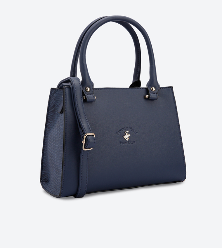Logo Detail Satchel Bag