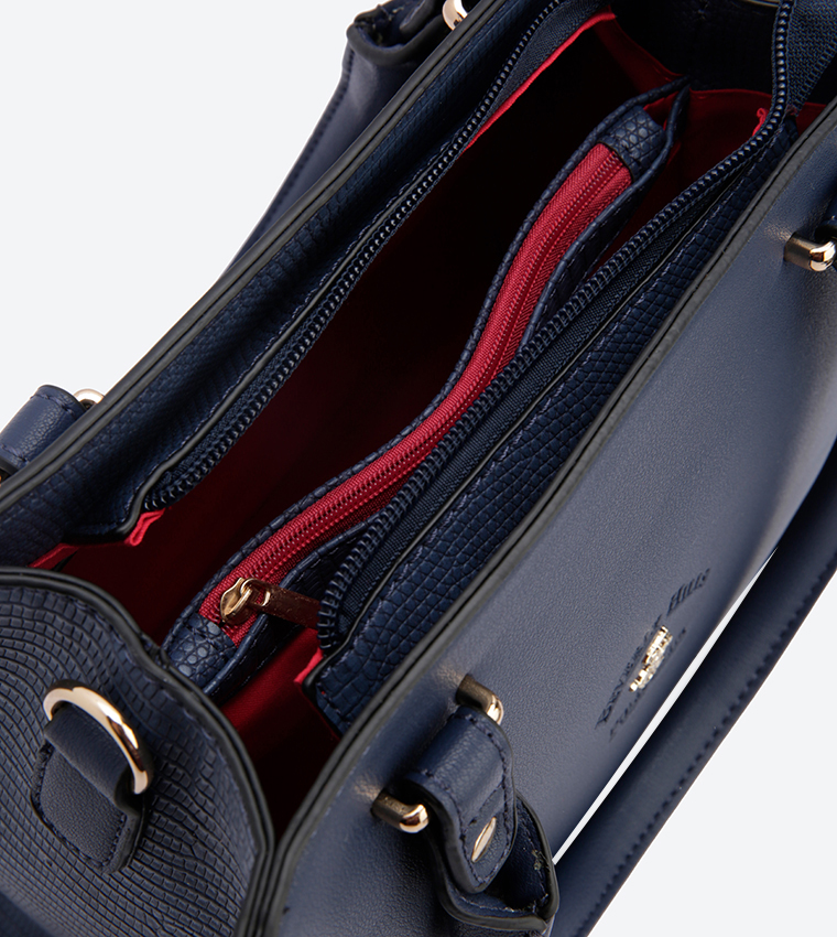 Logo Detail Satchel Bag