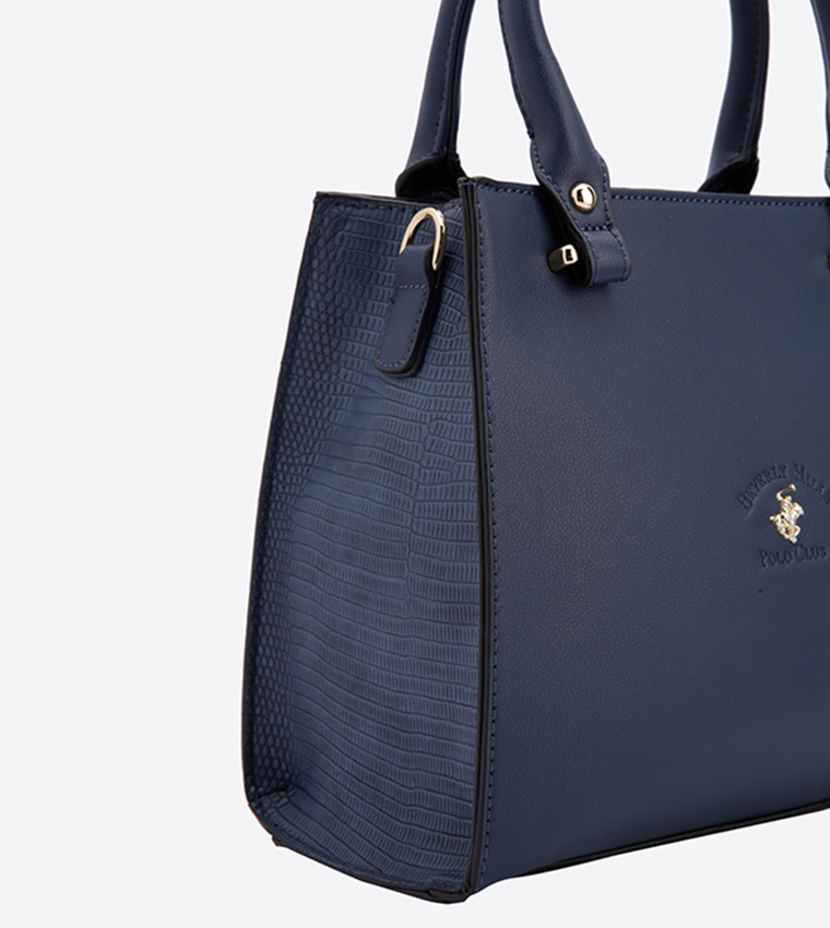 Logo Detail Satchel Bag