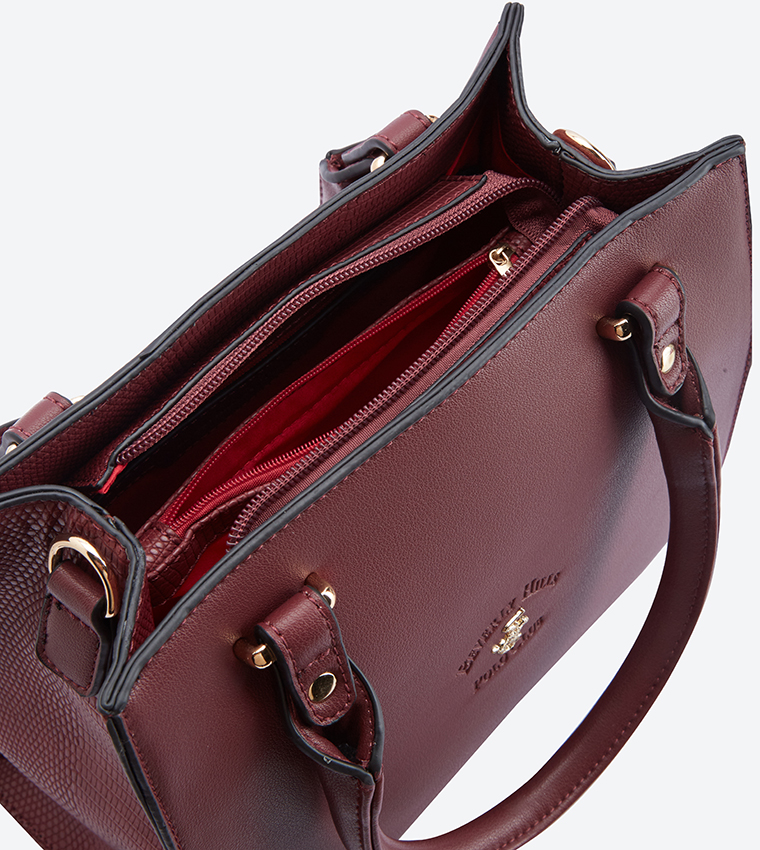 Beverly Hills Polo Club  Tote Bags - Maroon Totes