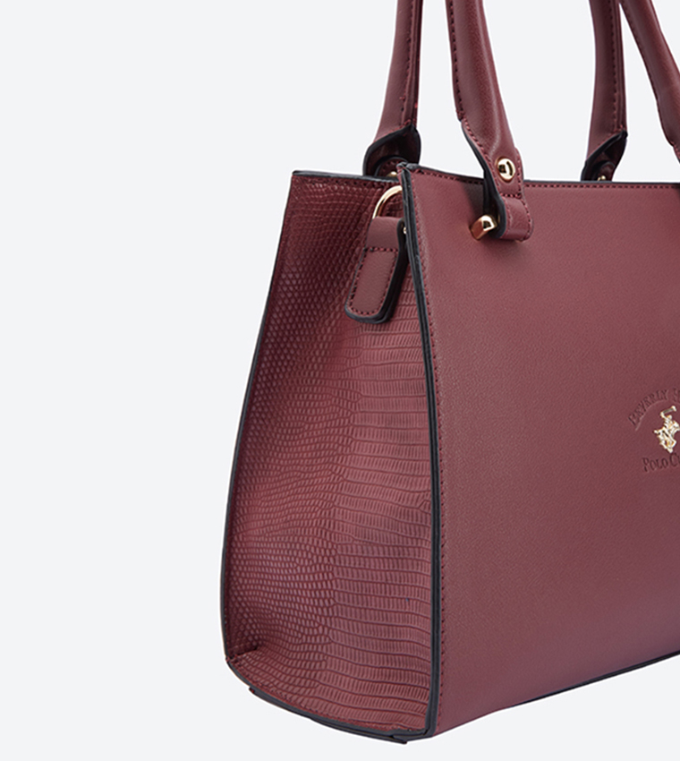 Beverly Hills Polo Club  Tote Bags - Maroon Totes