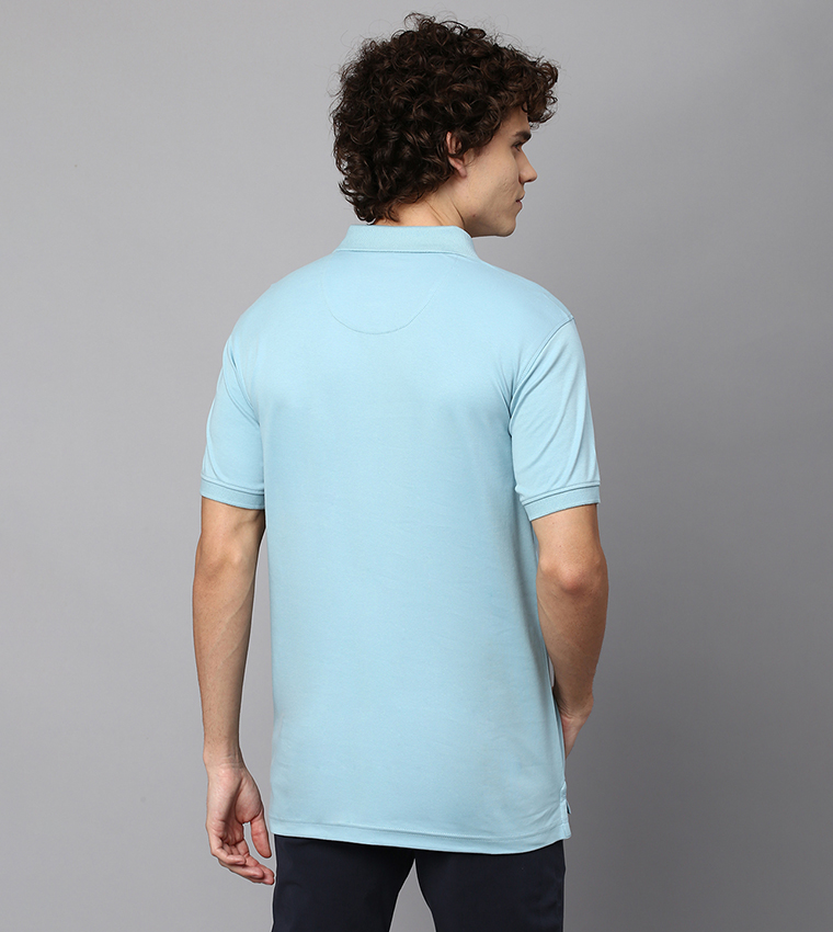 Logo Embroidered Short Sleeves Polo T-Shirt