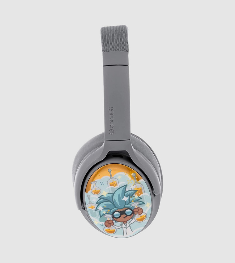 Cosmos Plus Active Noise Cancellation Bluetooth Headphones Gray Matter