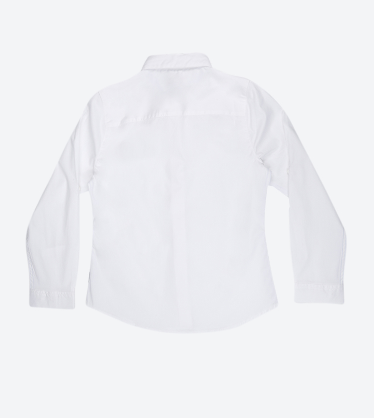 Classic Collar Long Sleeve Shirt - Blue BP G3117