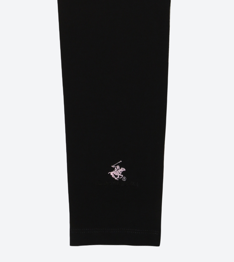 Logo Detail Ankle Length Leggings