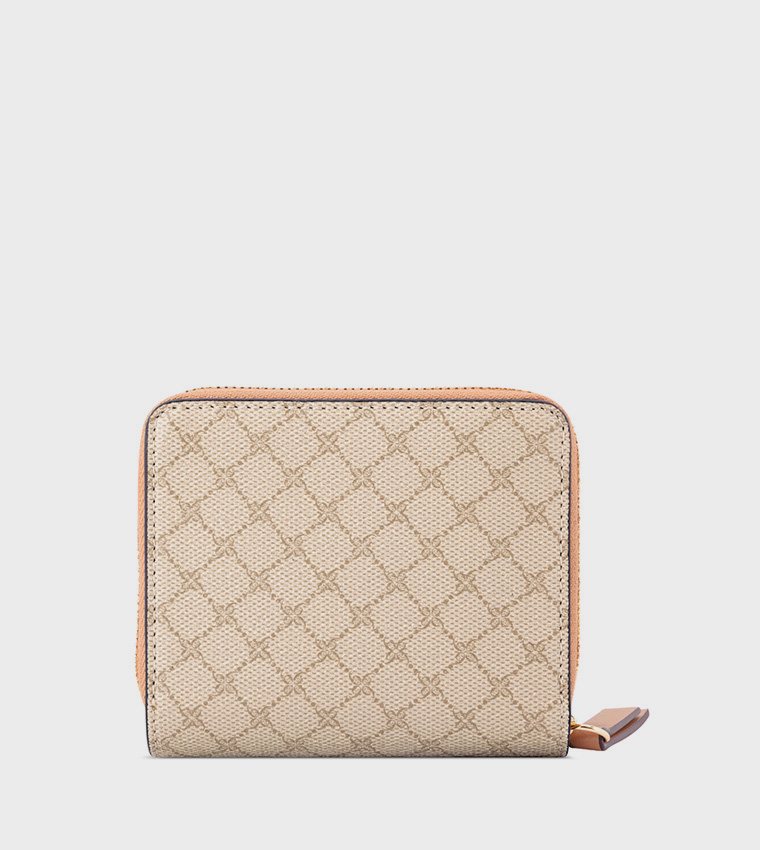 Monogram Patterned Mini Wallet