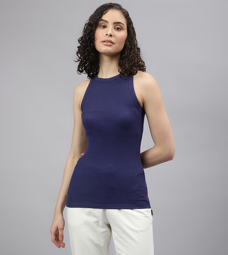 Solid Sleeveless Tank Top