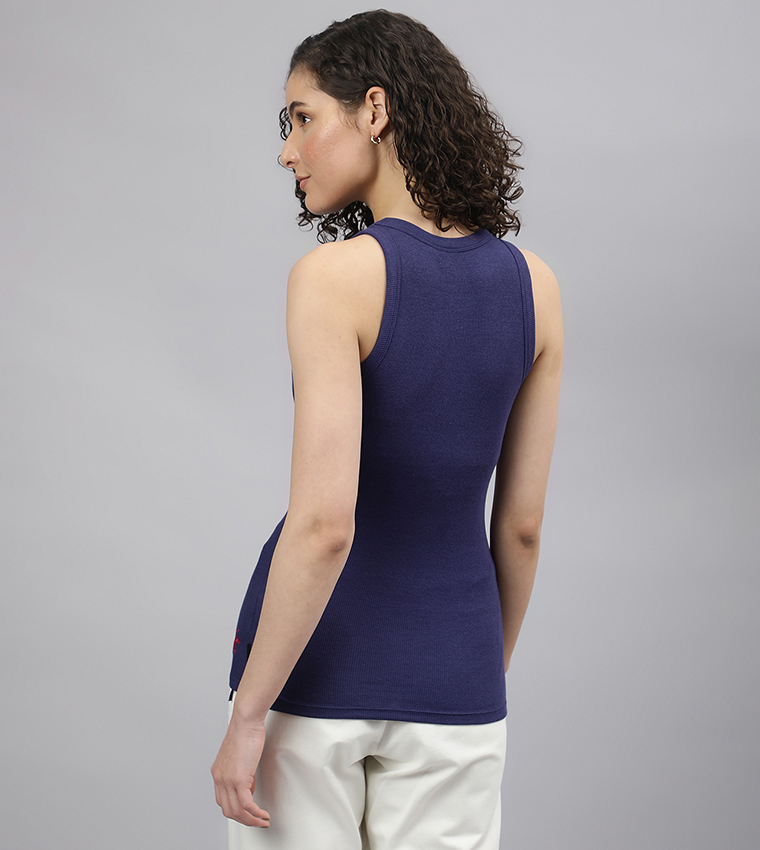 Solid Sleeveless Tank Top