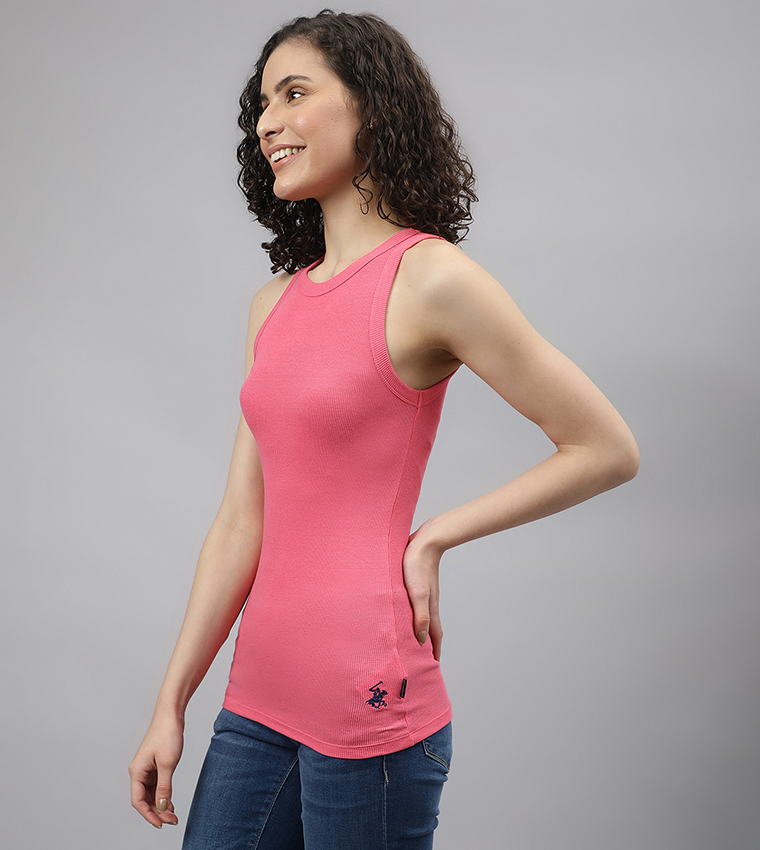 Solid Sleeveless Tank Top