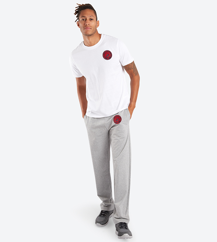 Short Sleeve Round Neck T-Shirt - White BP-M1395