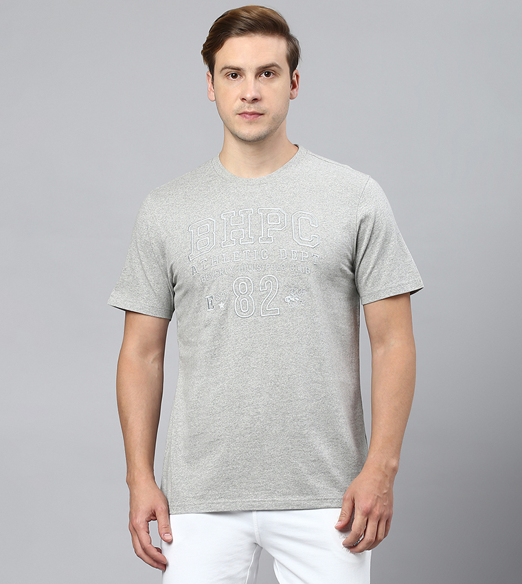 Buy Embroidered T-shirts with Polo Necks