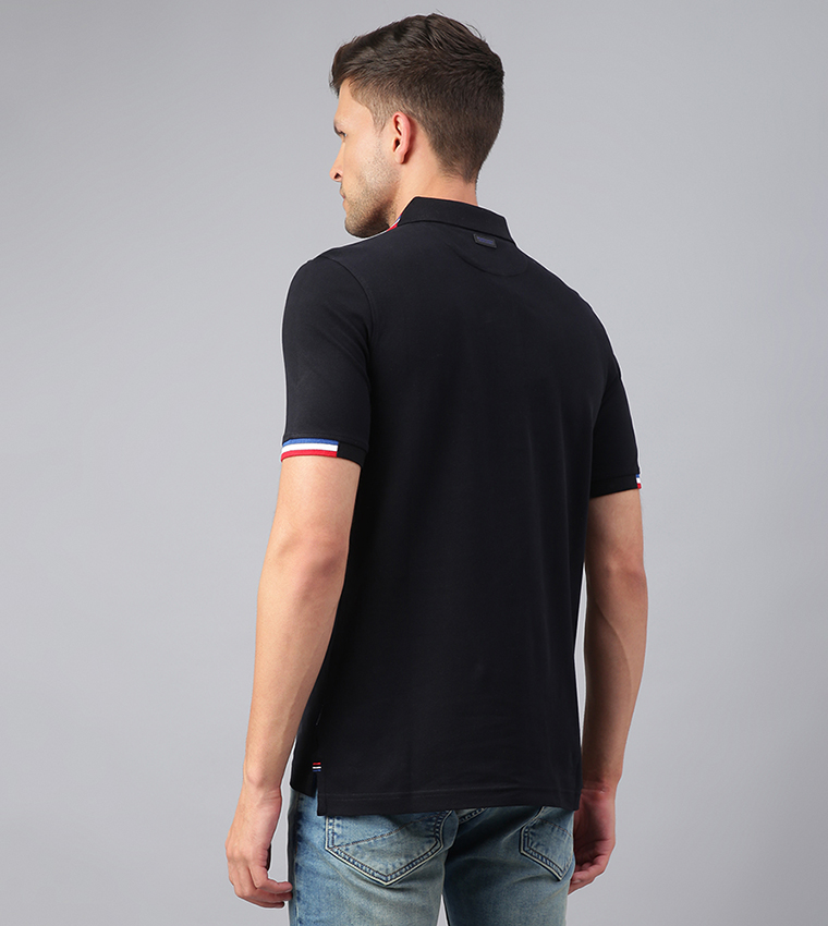 Logo Embroidered Short Sleeves Polo T-Shirt