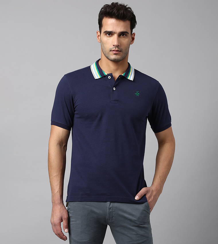 Buy Beverly Hills Polo Club Kaleidoscope Stretch Short Sleeves Polo T ...