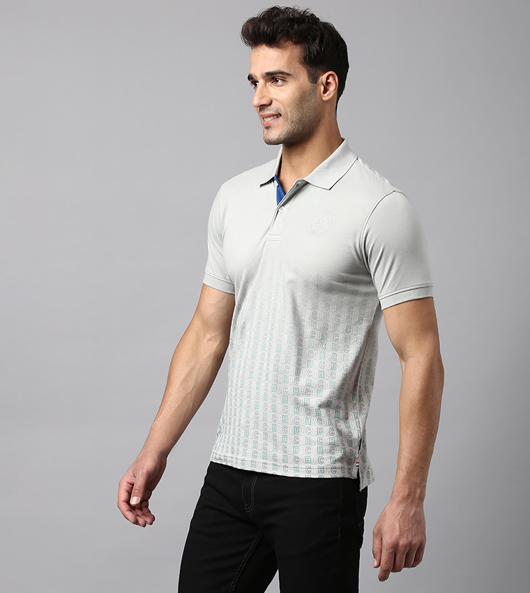 Fade To BHPC Printed Polo T-Shirt