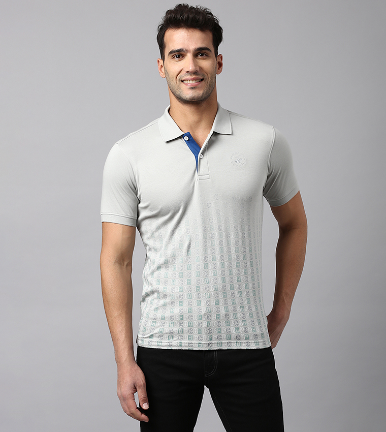 Fade To BHPC Printed Polo T-Shirt