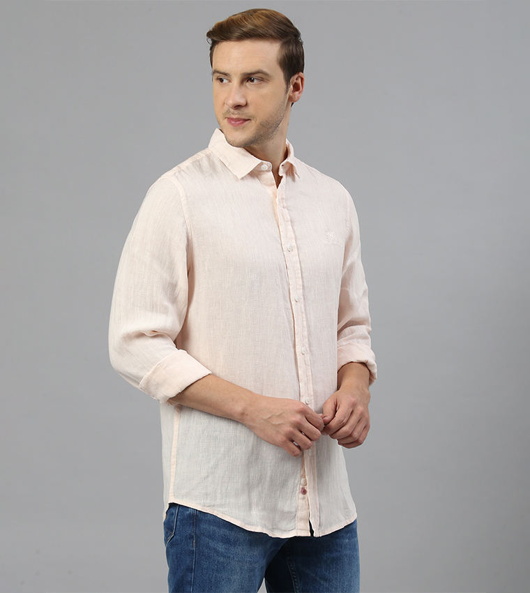 Logo Embroidered Long Sleeves Shirt