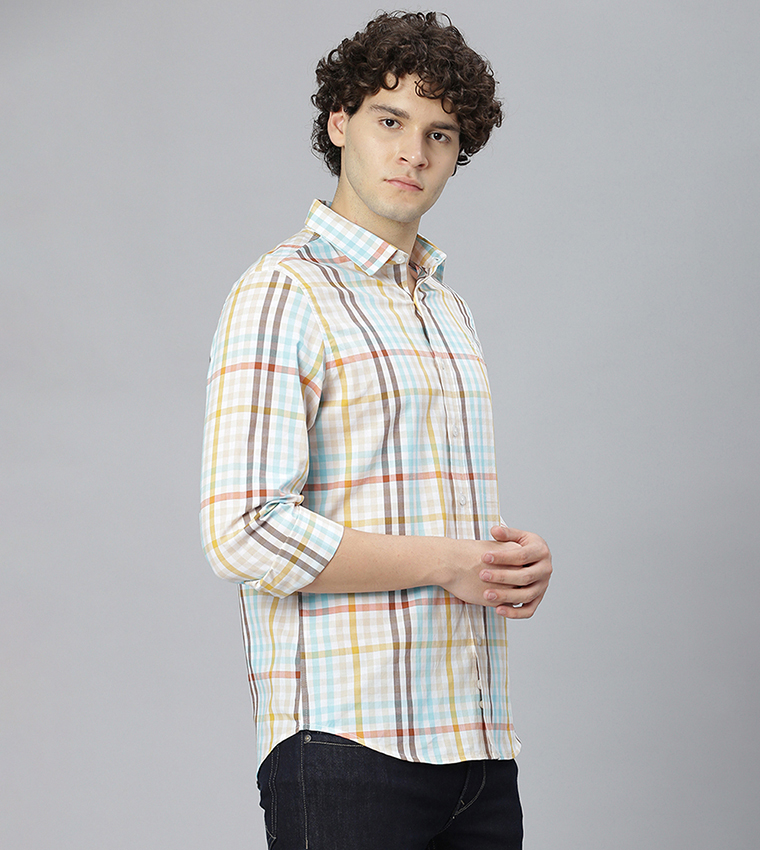 Plaid Long Sleeves Shirt