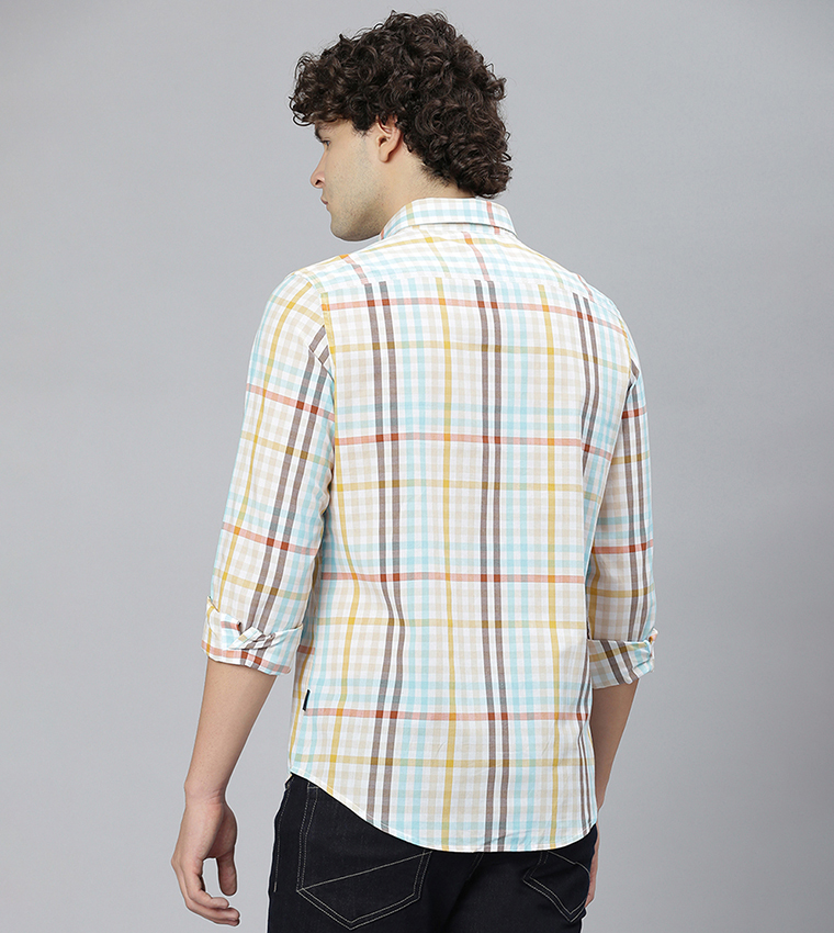 Plaid Long Sleeves Shirt