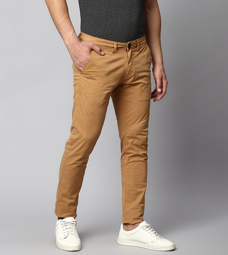 بنطال ستاندرد بخصر متوسط الطول