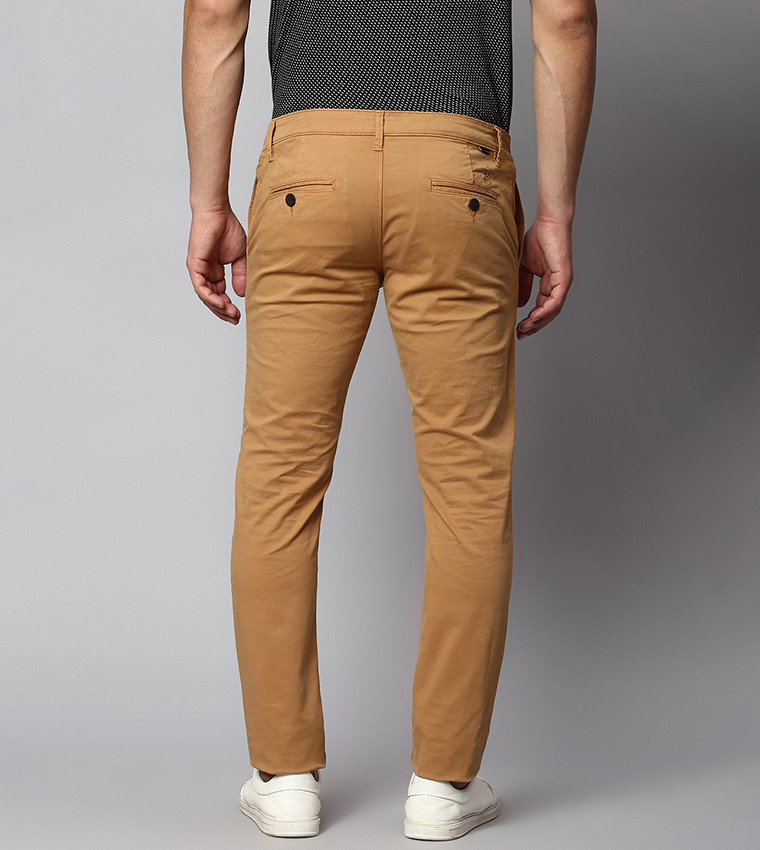 بنطال ستاندرد بخصر متوسط الطول