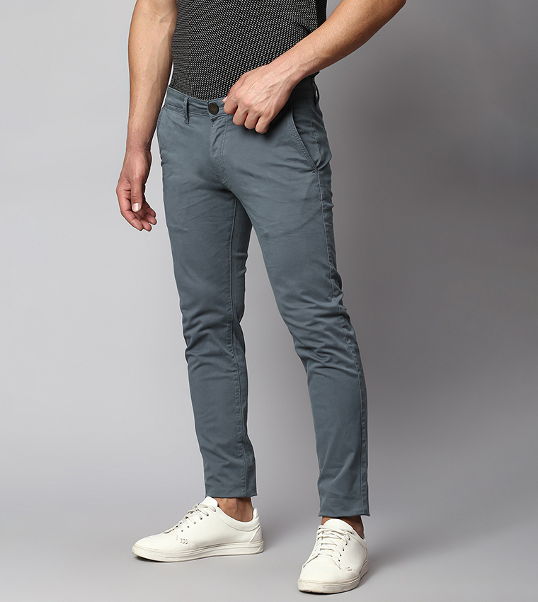 Skinny Fit Garment Dyed Jeans