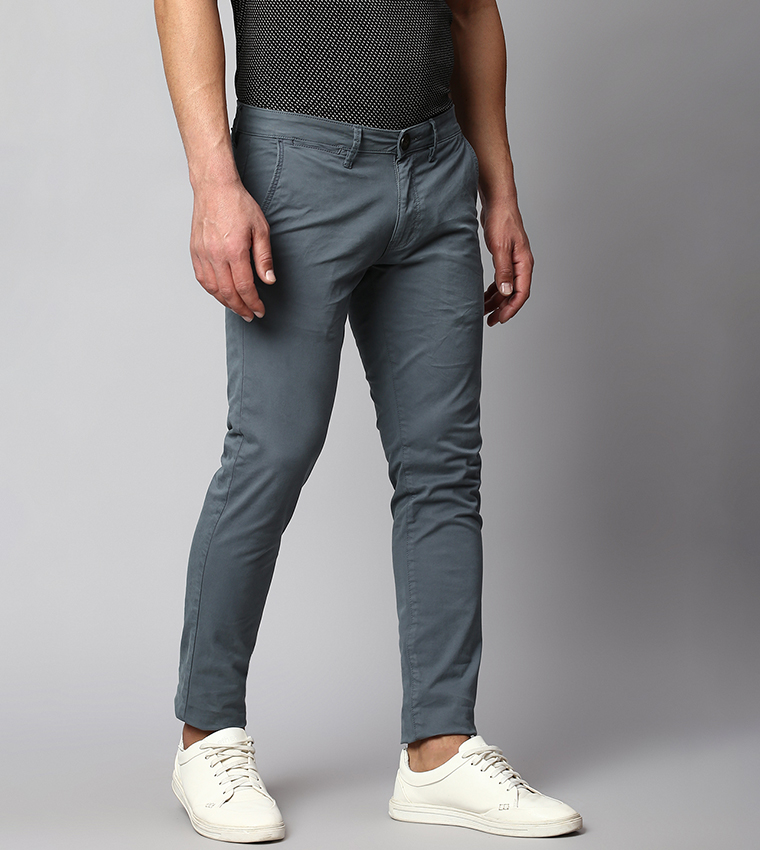 Skinny Fit Garment Dyed Jeans