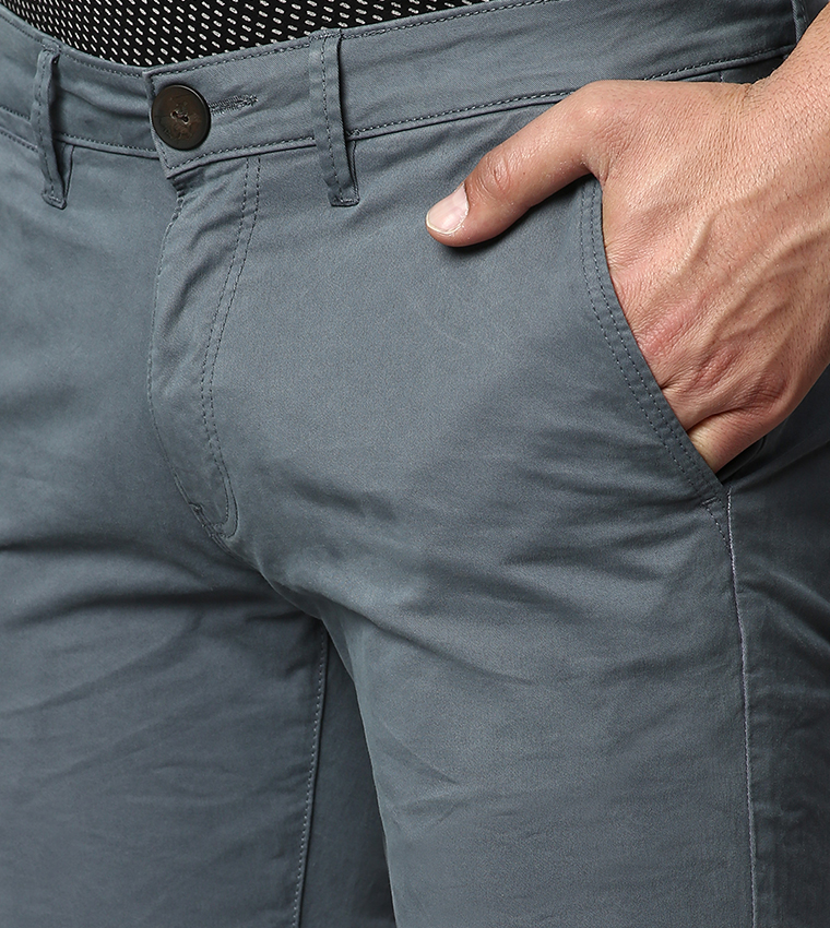 Skinny Fit Garment Dyed Jeans