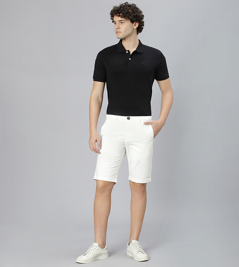 Solid Chino Shorts