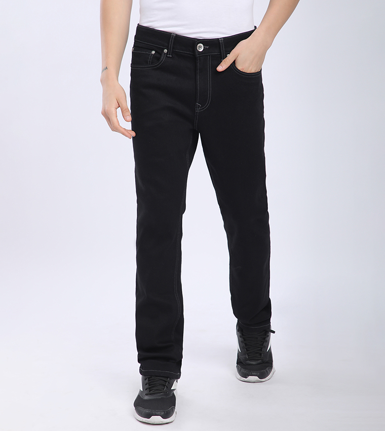 Washed Slim Fit Jeans