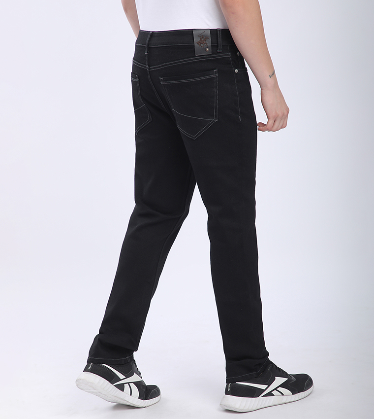 Washed Slim Fit Jeans