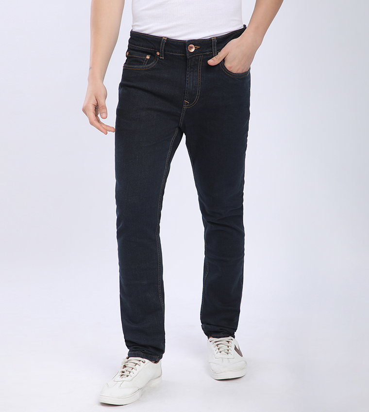 Washed Slim Fit Jeans