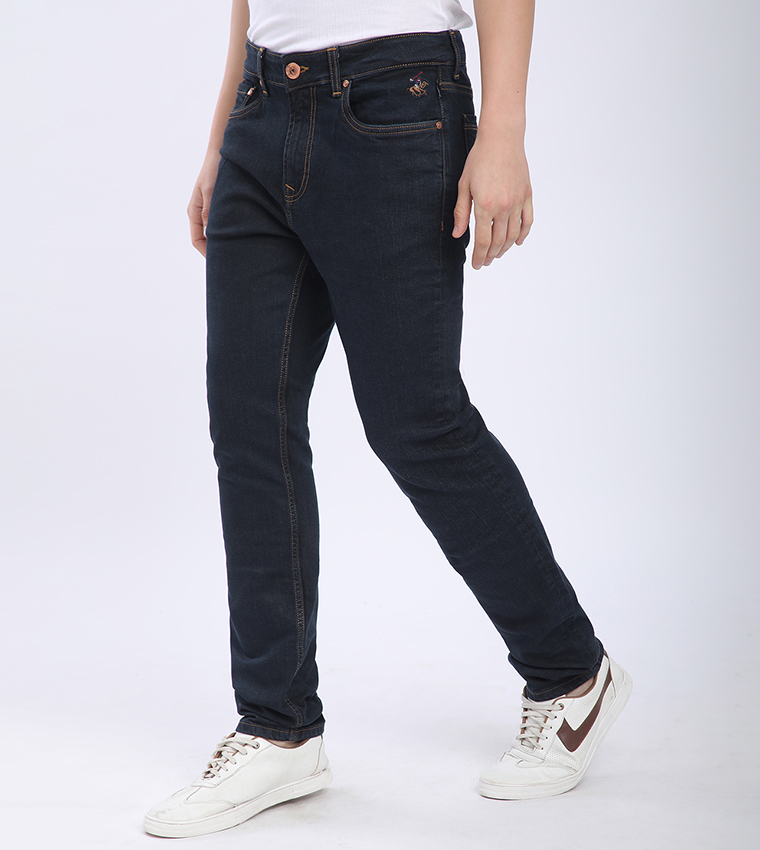 Washed Slim Fit Jeans