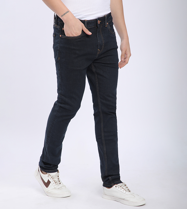 Washed Slim Fit Jeans
