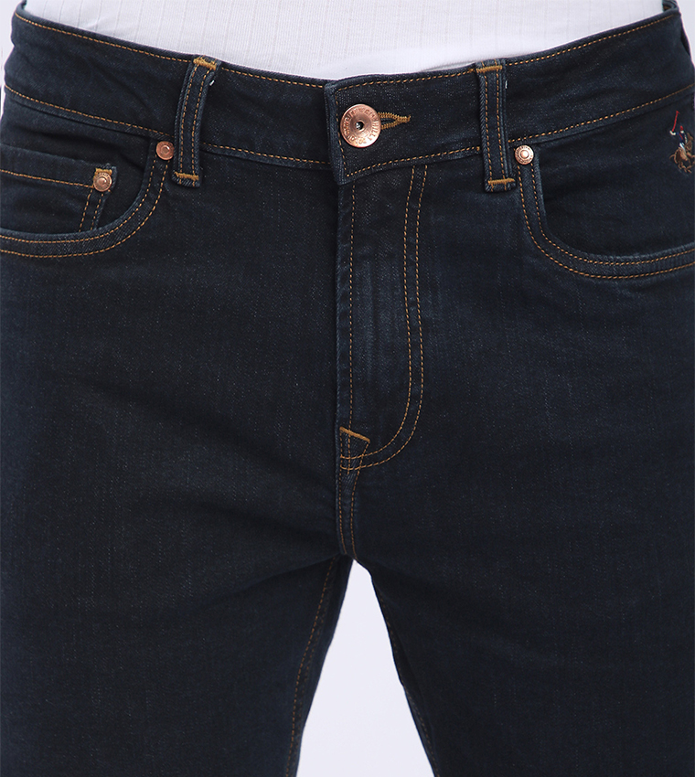 Washed Slim Fit Jeans
