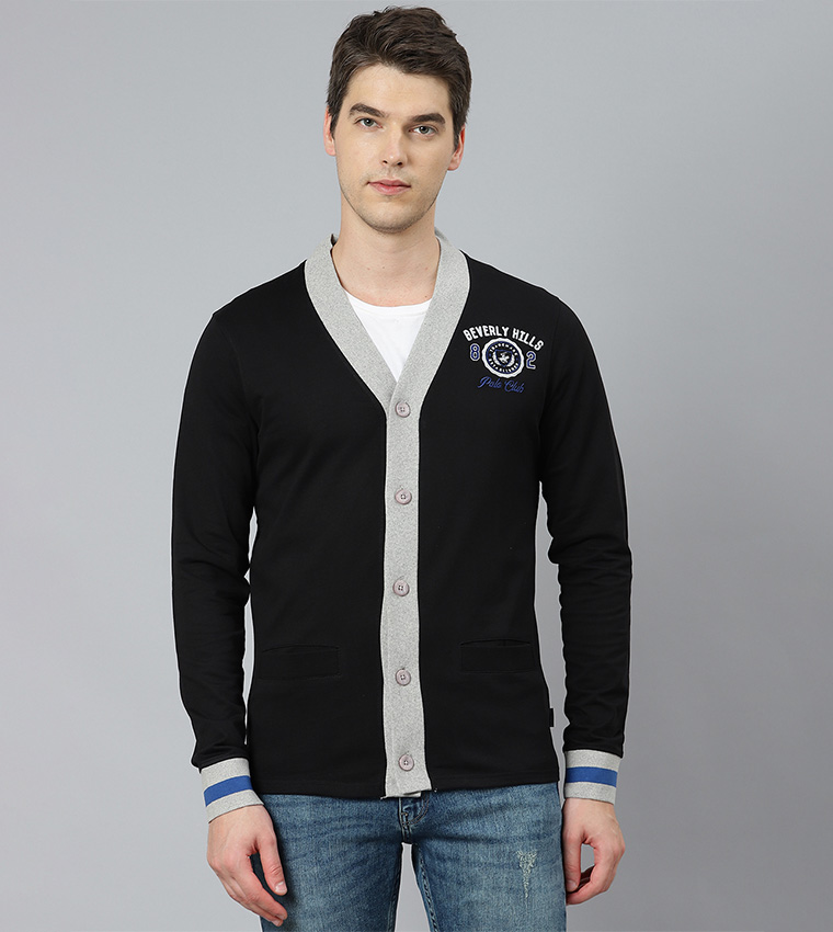Embroidered Casual Cardigan