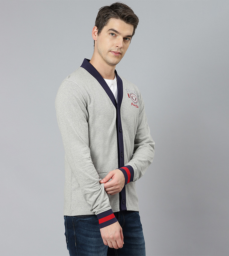Embroidered Casual Cardigan