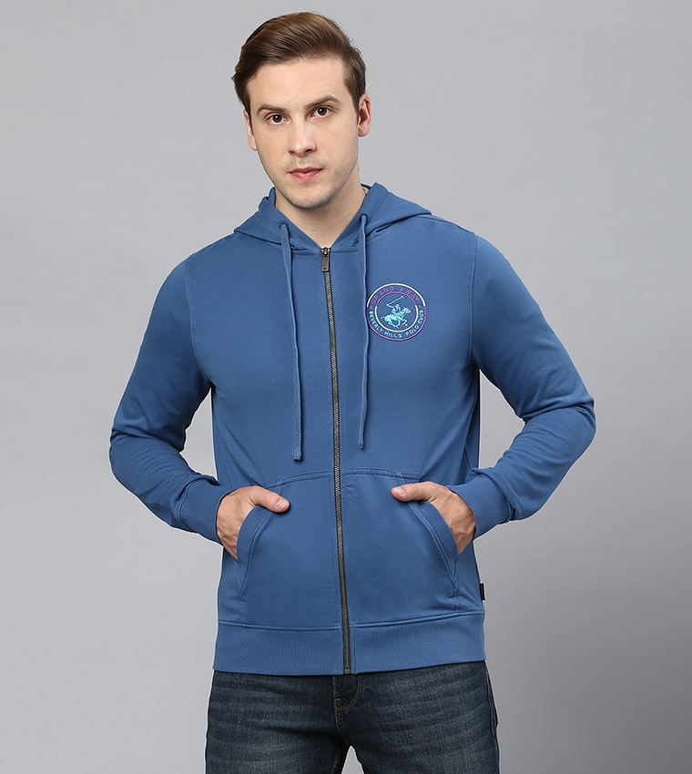 Logo Detail Hooded Sweatshirt