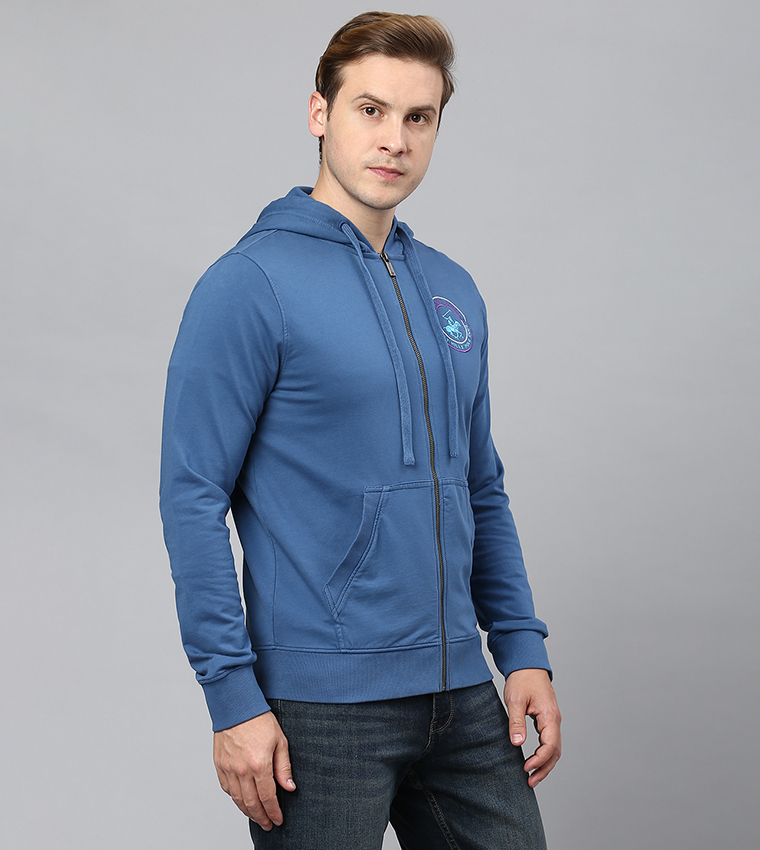 Logo Detail Hooded Sweatshirt