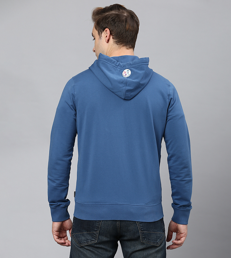 Logo Detail Hooded Sweatshirt